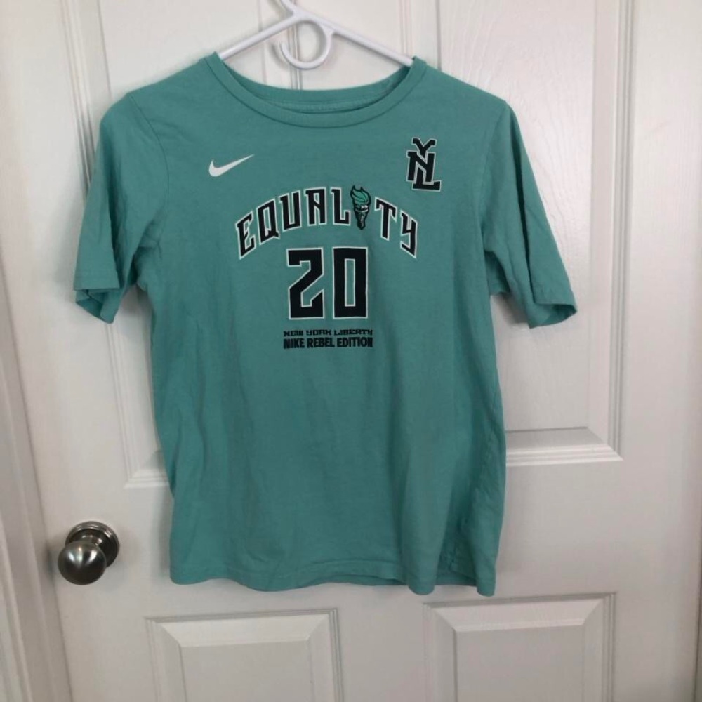 Nike Kids' 'Equality' Teal Sabrina Ionescu Graphic Tee
